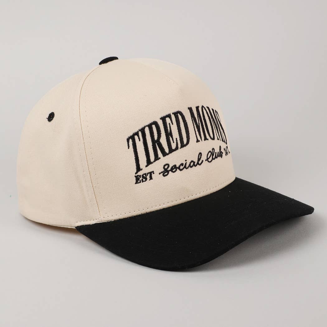 Tired Moms Social Club Embroidery Cap