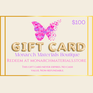 Monarch Materials Boutique Gift Card – The Perfect Gift!